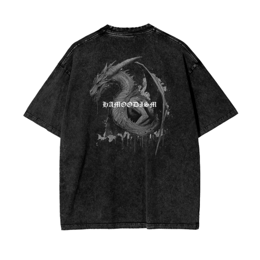 HAMOODISM WYVERN OVERSIZED VINTAGE TEE